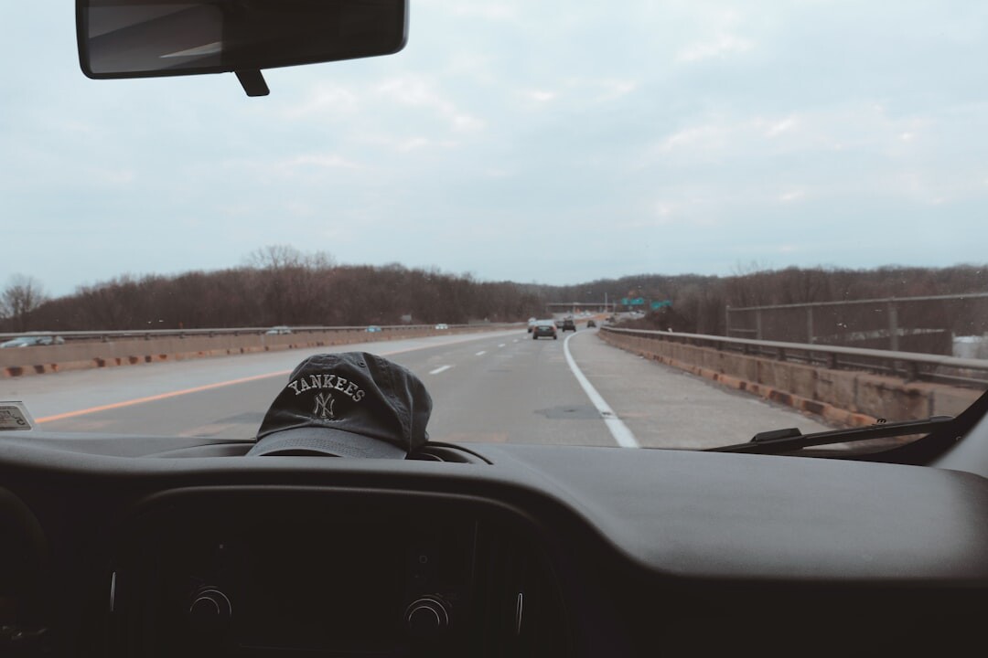 self driving car on highway