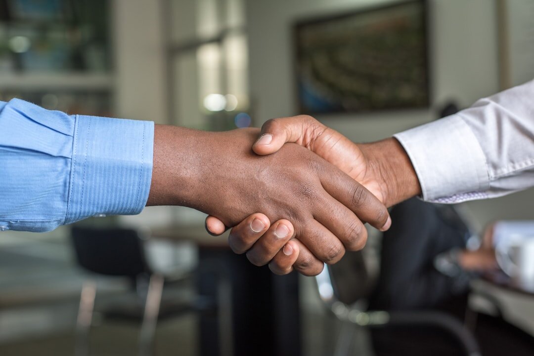 handshake after car purchase